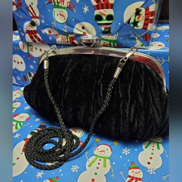 Nina Black Evening clutch/Crossbody bag - Picture 12 of 12